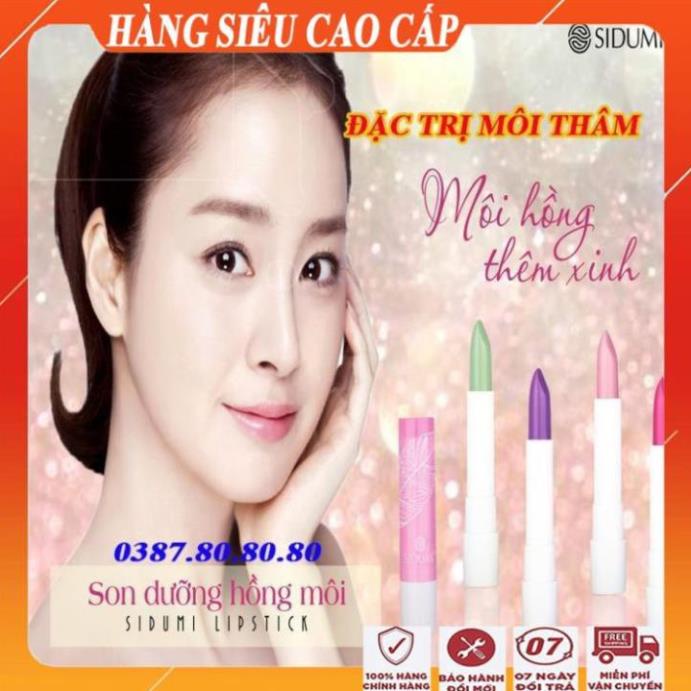 Son dưỡng hồng môi sidumi/Son dưỡng môi thâm, làm hồng môi dành cho nam và nữ