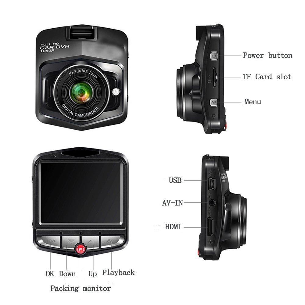 Camera Hành Trình 2.4 "Fhd 1080p Cho Xe Hơi