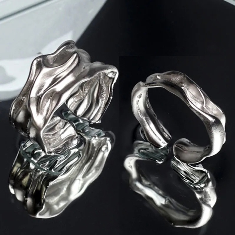 Nhẫn hở kiểu dáng độc đáo phong cách Hàn Quốc retro 19A1487 dễ phối đồ