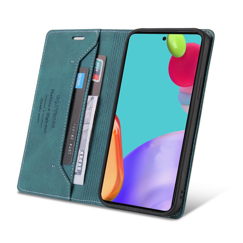 Vỏ Bao Da Điện Thoại PU Dạng Ví Cho Samsung Galaxy A12 A32 4G A51 A71 A32 5G A5 A42 A52 4G A02S A72 4G A21 A52 5G A31 A72 5G A11 A41 A01 Ốp
