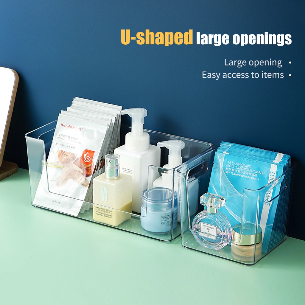 Hộp đựng JUJIAJIA bằng chất liệu PET trong suốt có tay cầm tiện dụng