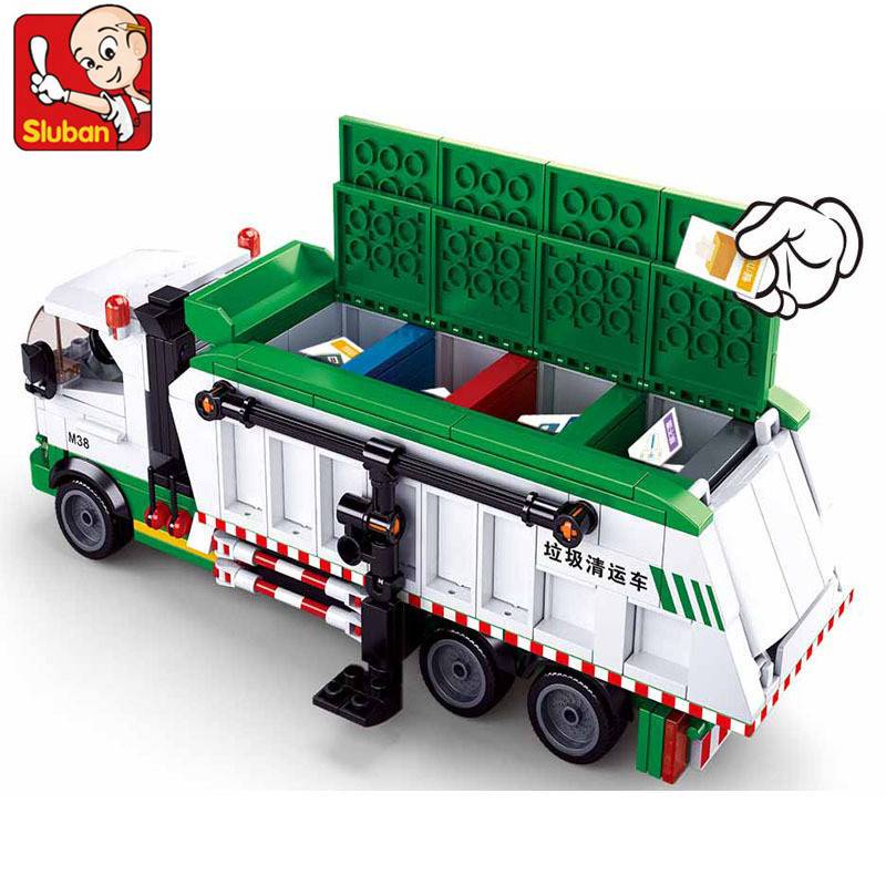 Bmz  Bộ Đồ Chơi Lắp Ráp lego Xe Tải 432 Thẻ Cho Trẻ Em