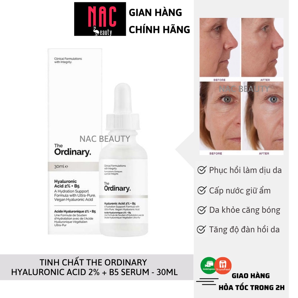 Tinh Chất The Ordinary Hyaluronic Acid 2% + B5 Serum - 30ml - NAC BEAUTY