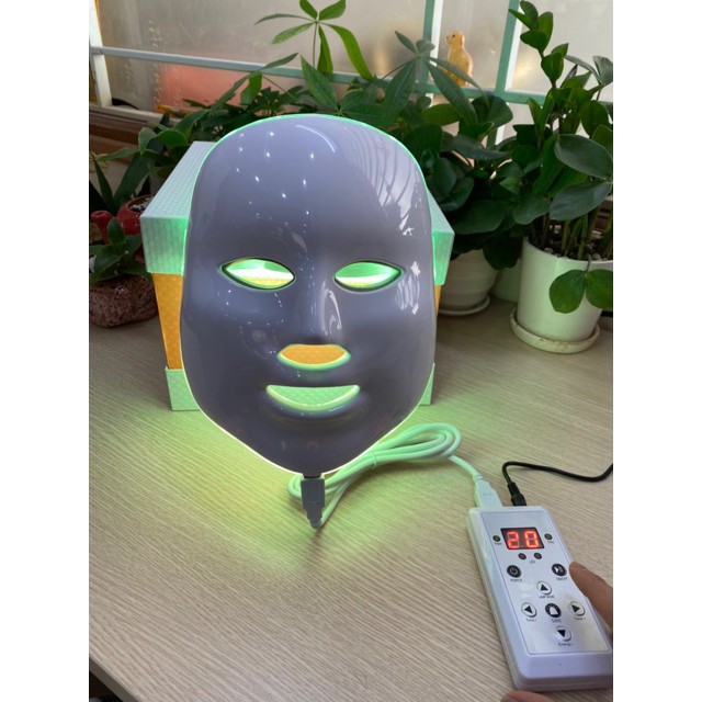 Mặt nạ ánh sáng 7 màu sinh học dùng cho spa thẫm mỹ viện