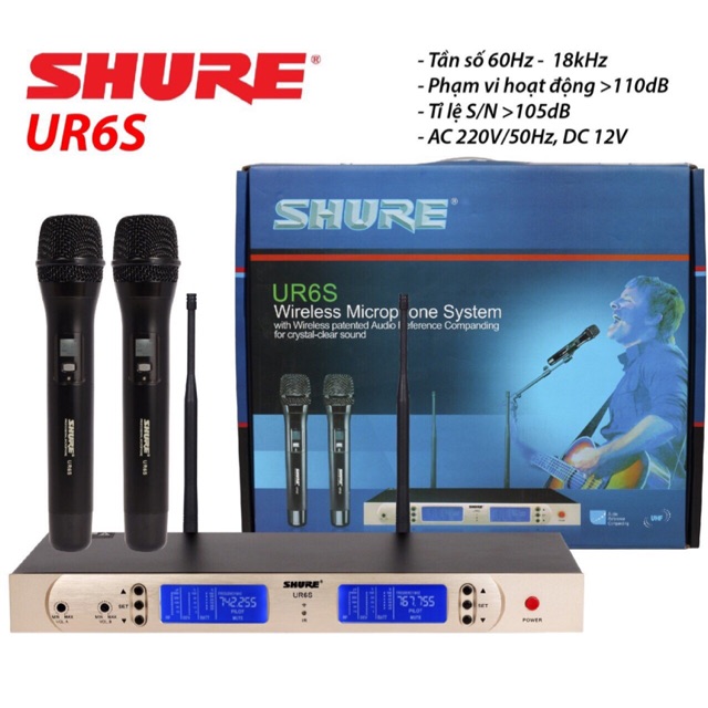 Micro không dây Shure UR6S