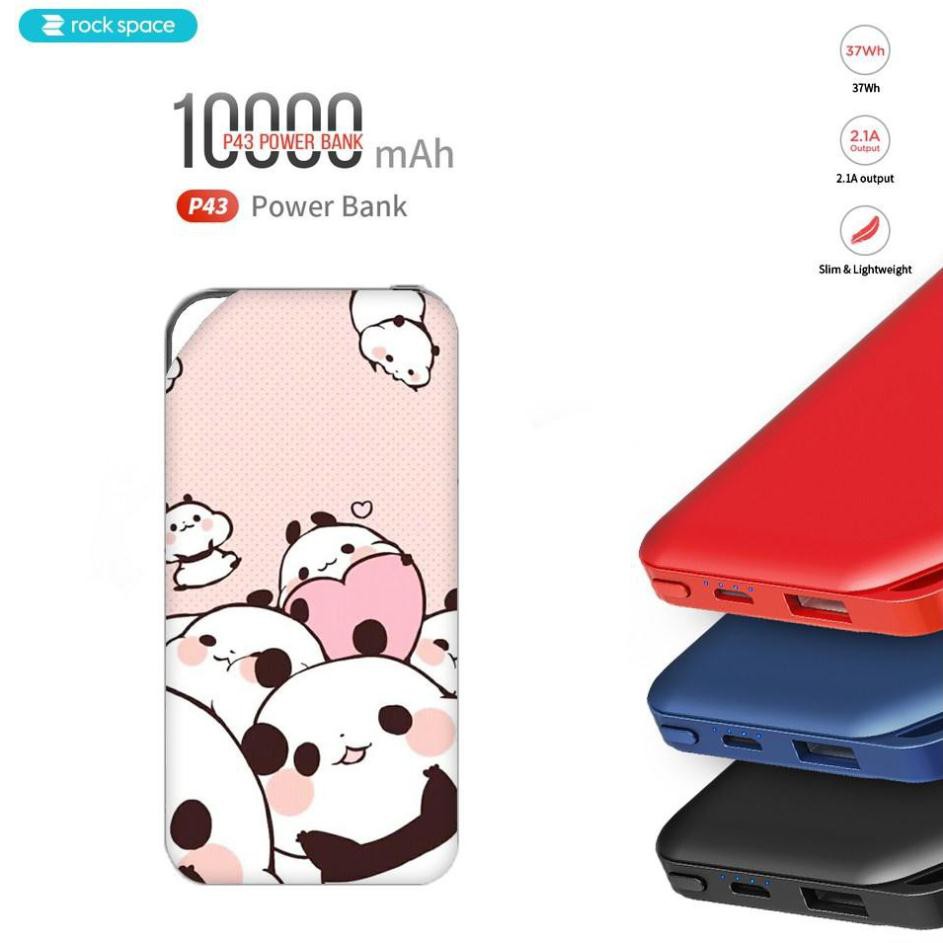 SẠC DỰ PHÒNG P43 10000MAH ROCK SPACE