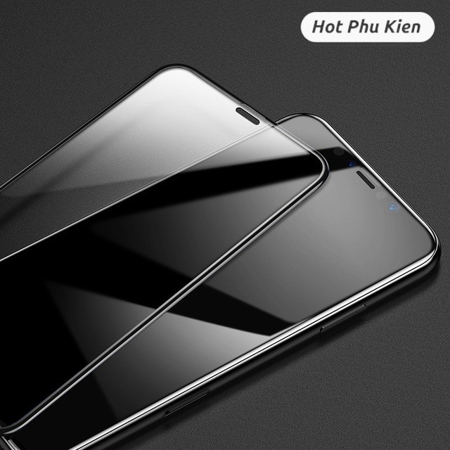 (mua 1 tặng 1) Miếng dán kính cường lực màn hình iPhone XR Baseus mỏng 0.3mm thế hệ mới mặt kính phủ nano