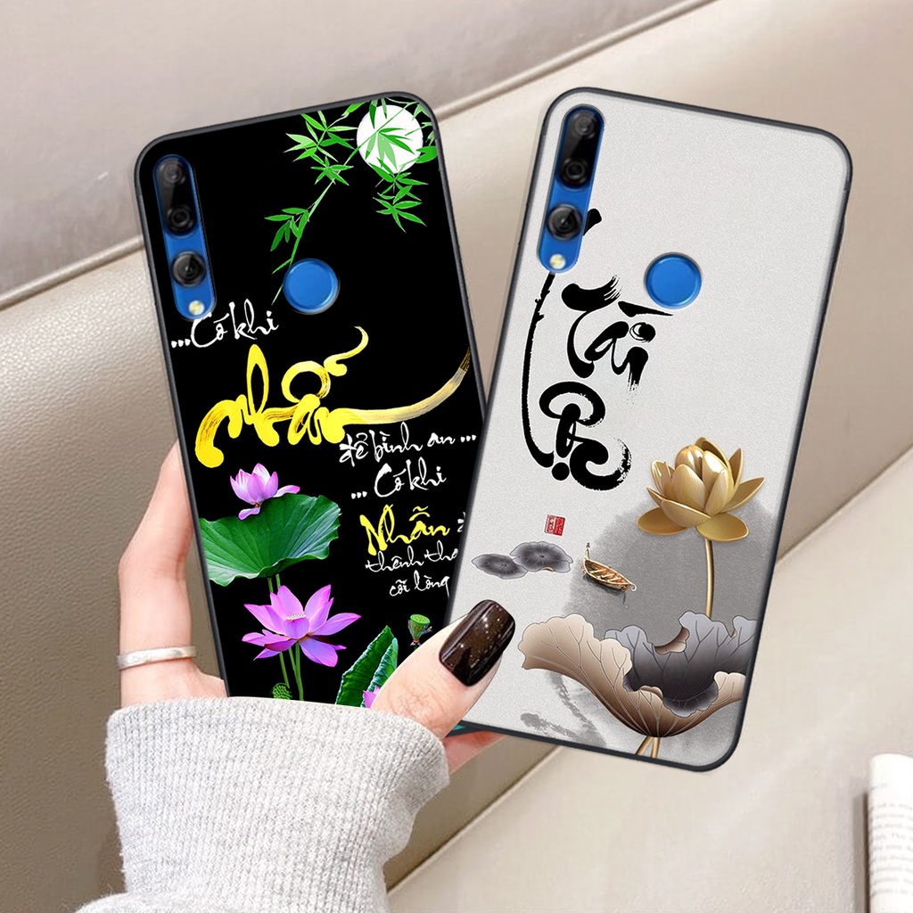 Ốp lưng Huawei Y9  PRIME 2019 in hình chữ tài chữ lộc, Cha Mẹ, bình an SIÊU ĐẸP