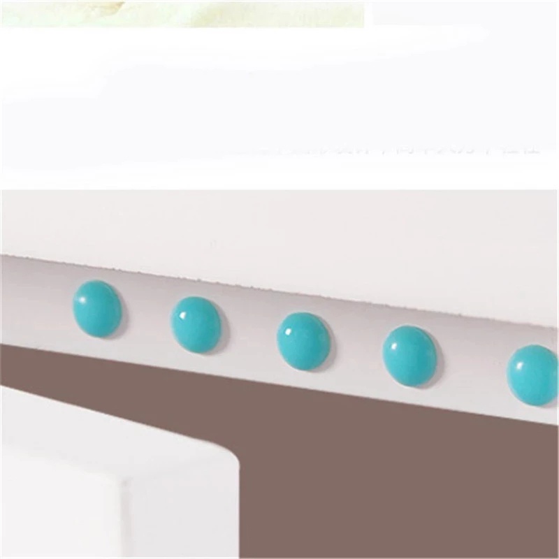 Tấm Đệm Âm Thanh Hình Tròn Mini Bằng Silicone Tự Dính Chống Trượt Giảm Tiếng Ồn Chất Lượng Cao