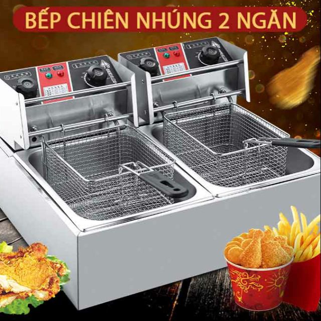 BẾP CHIÊN NHÚNG 2 NGĂN