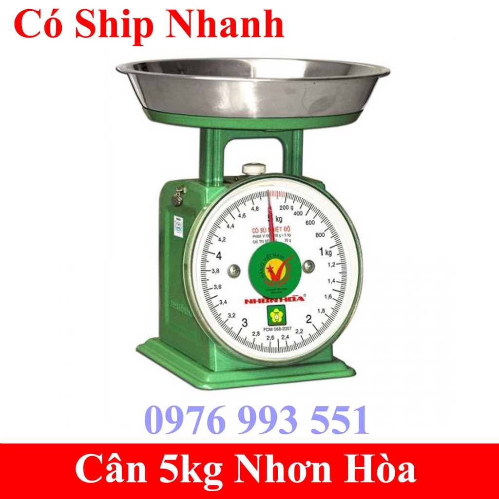 Cân đồng hồ Nhơn Hòa 5Kg NHS-5 ( có ship hỏa tốc HCM,Có Sẵn Hàng )