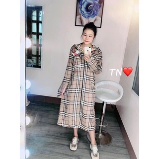 Choàng nắng kẻ dáng dài mặc được cả hai mặt, kèm 2 khẩu trang.. | BigBuy360 - bigbuy360.vn