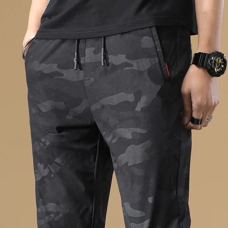 M-5XL Quần Nam Camouflage Casual Pants Men Fashion Japanese Drawstring Sports Long Pants