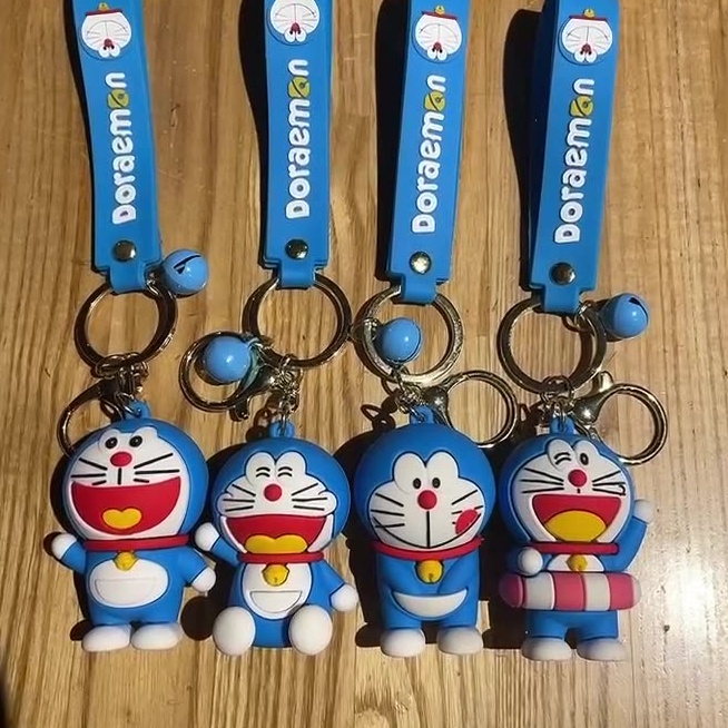 Móc Chìa Khóa Jingle Cat Doremon Trang Trí Cặp Đi Học, Đồ Sưu Tầm Độc Đáo