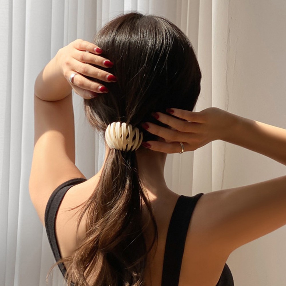 Kẹp Tóc Dạng Tổ Chim Nhiều Màu Sắc Phong Cách Cổ Điển Cho Nữ