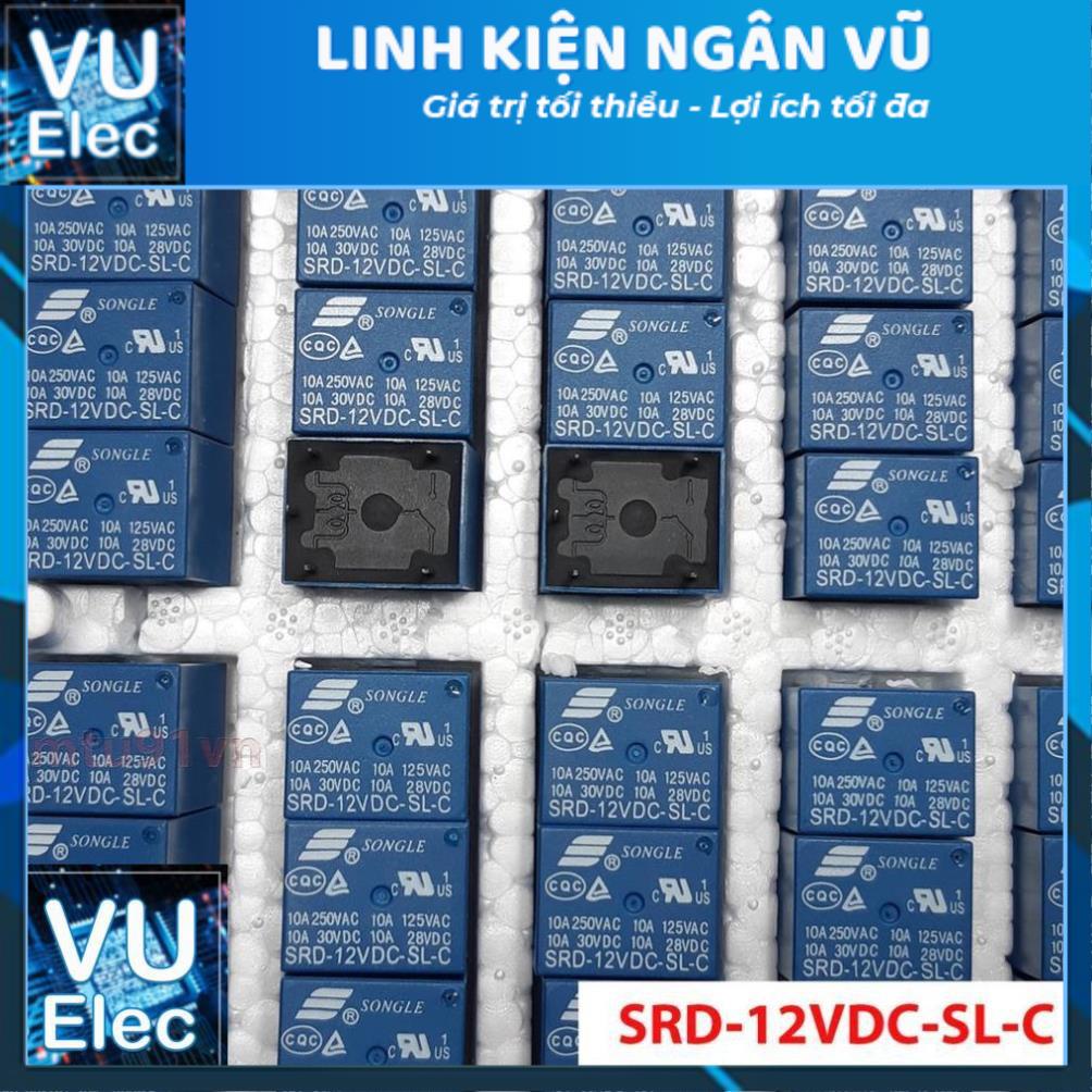Relay 10A 250V chân Songle