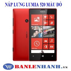 NẮP LƯNG LUMIA 520 MÀU ĐỎ