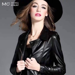 Áo da nữ mc