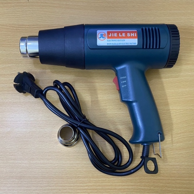 Máy khò nhiệt 2200W, máy thổi hơi nóng màng co dán decal