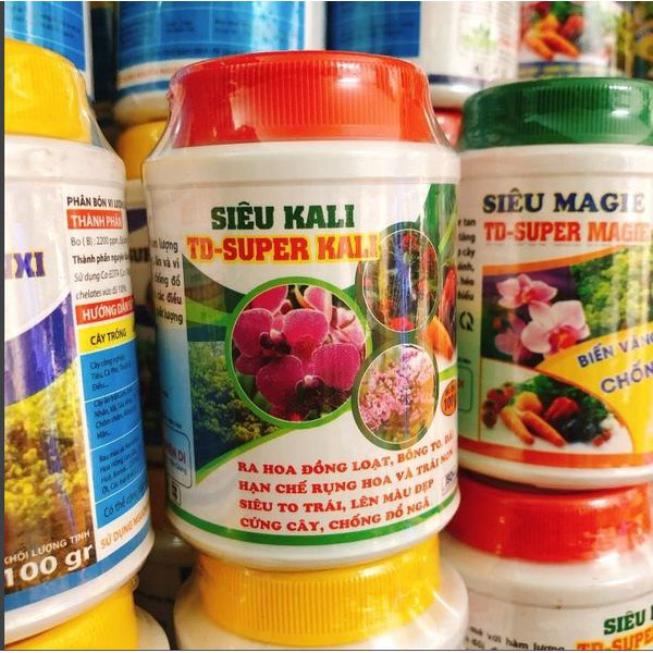 Phân Bón Lá Siêu Kali TD Super Kali - Hủ 100gr