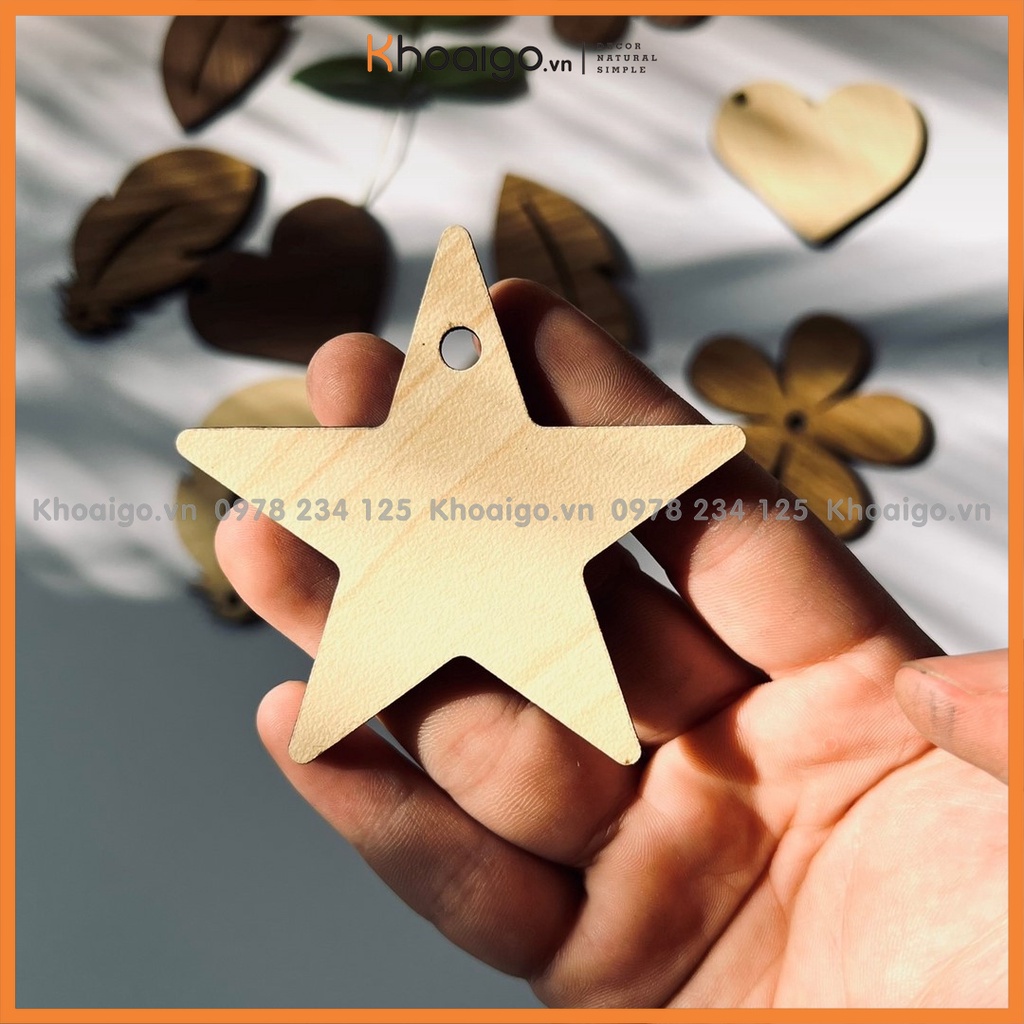 Miếng Gỗ Trang Trí Decor Phòng, Cửa Hàng