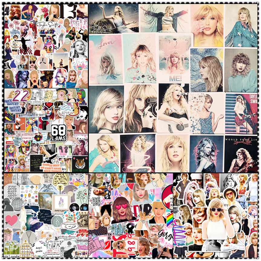 Bộ Sticker Họa Tiết Taylor Swift Chất Lượng Cao