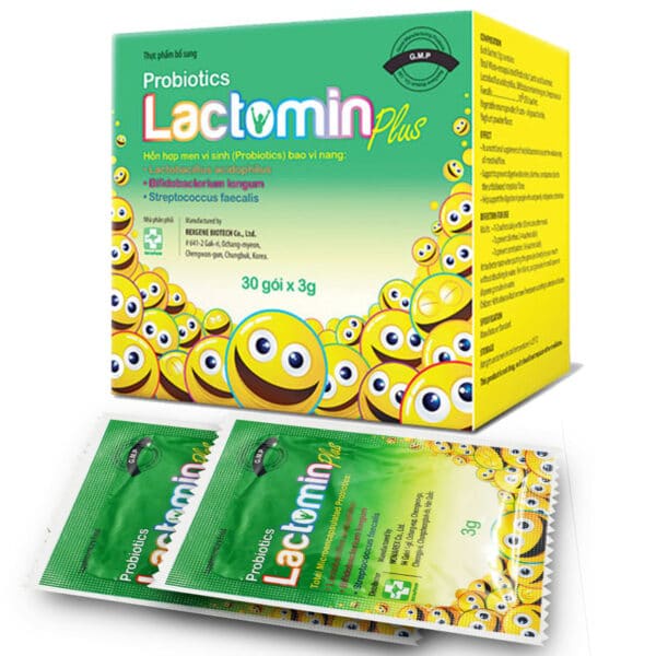LACTOMIN VIÊN & LACTOMIN PLUS GÓI - MEN VI SINH HÀN QUỐC, BỔ SUNG LỢI KHUẨN, CÂN BẰNG HỆ VI SINH ĐƯỜNG RUỘT