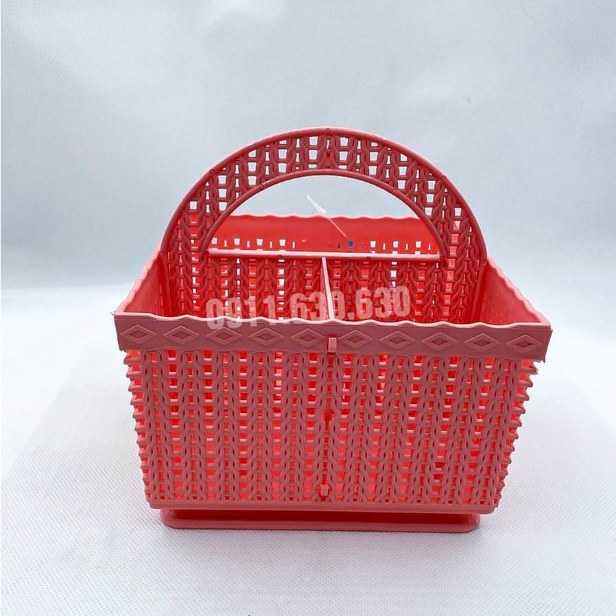 Giỏ Nhựa Vuông - Giỏ Đựng Phụ Kiện Nối Mi -  Thiên Ngọc Mi