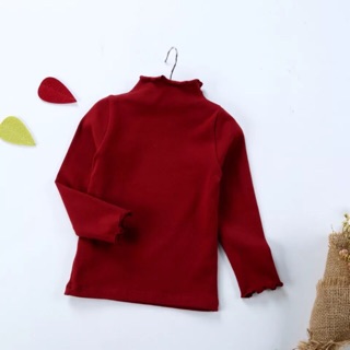 ÁO THUN COTTON CỔ CAO CHO BÉ