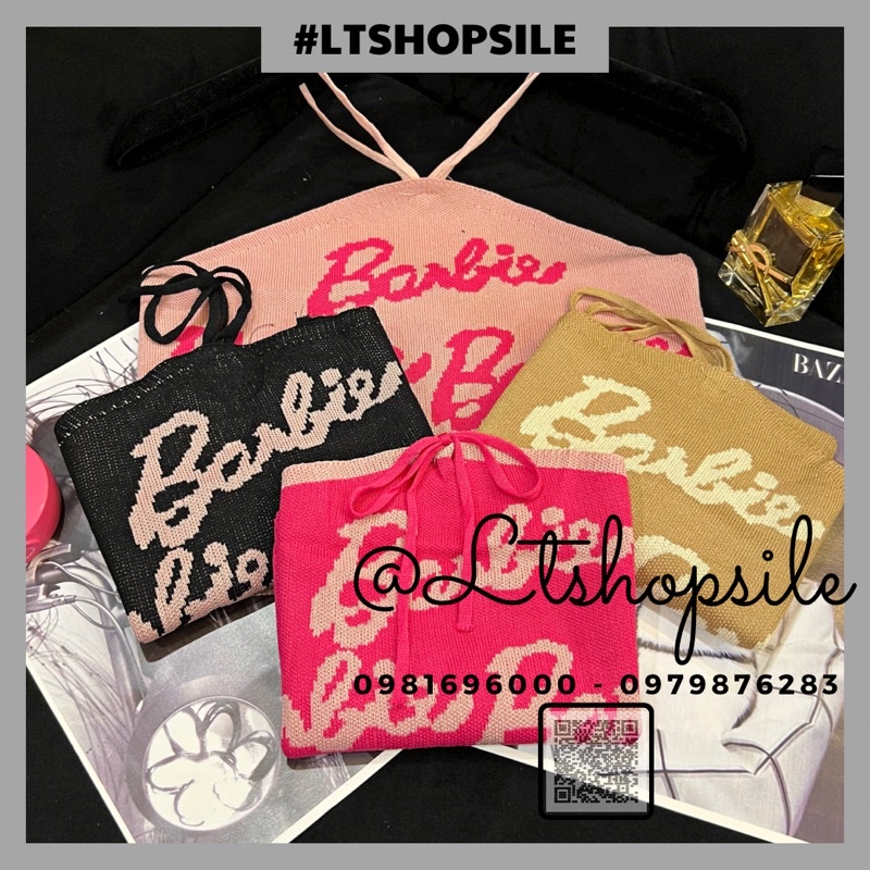 Áo Len Yếm mongtoghi barbie siêu xinh, len croptop.