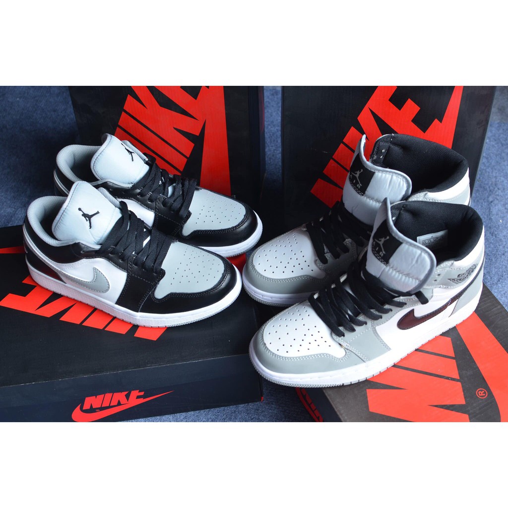 [CLIP + ẢNH THẬT] GIÀY JORDAN 1S XÁM CAO smoke grey -DRAGON STORE THỦ ĐỨC