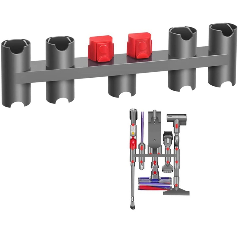 Phụ Kiện Giá Đỡ Chuyên Dụng Cho Máy Hút Bụi Dyson V7 V8 V10 V11 V15 Dyson Kèm 9 Ổ Cắm