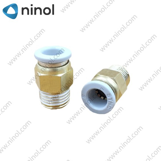 Nối khí nén thẳng ren ngoài 12mm, 16mm STNC YPC
