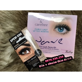 Bộ uốn mi Mỹ và nhuộm thảo dược loại xịn