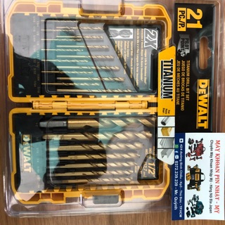 Bộ mủi khoan dewalt 21 chiếc TITANIUM