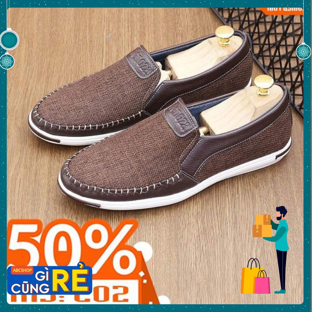 GIÀY LƯỜI NAM VẢY BỐ CÓ 4 MÀU (L02)