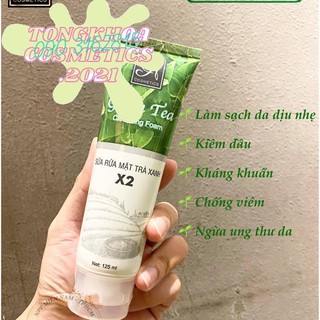 Sửa rửa mặt trà xanh x2 acosmetics 125ml
