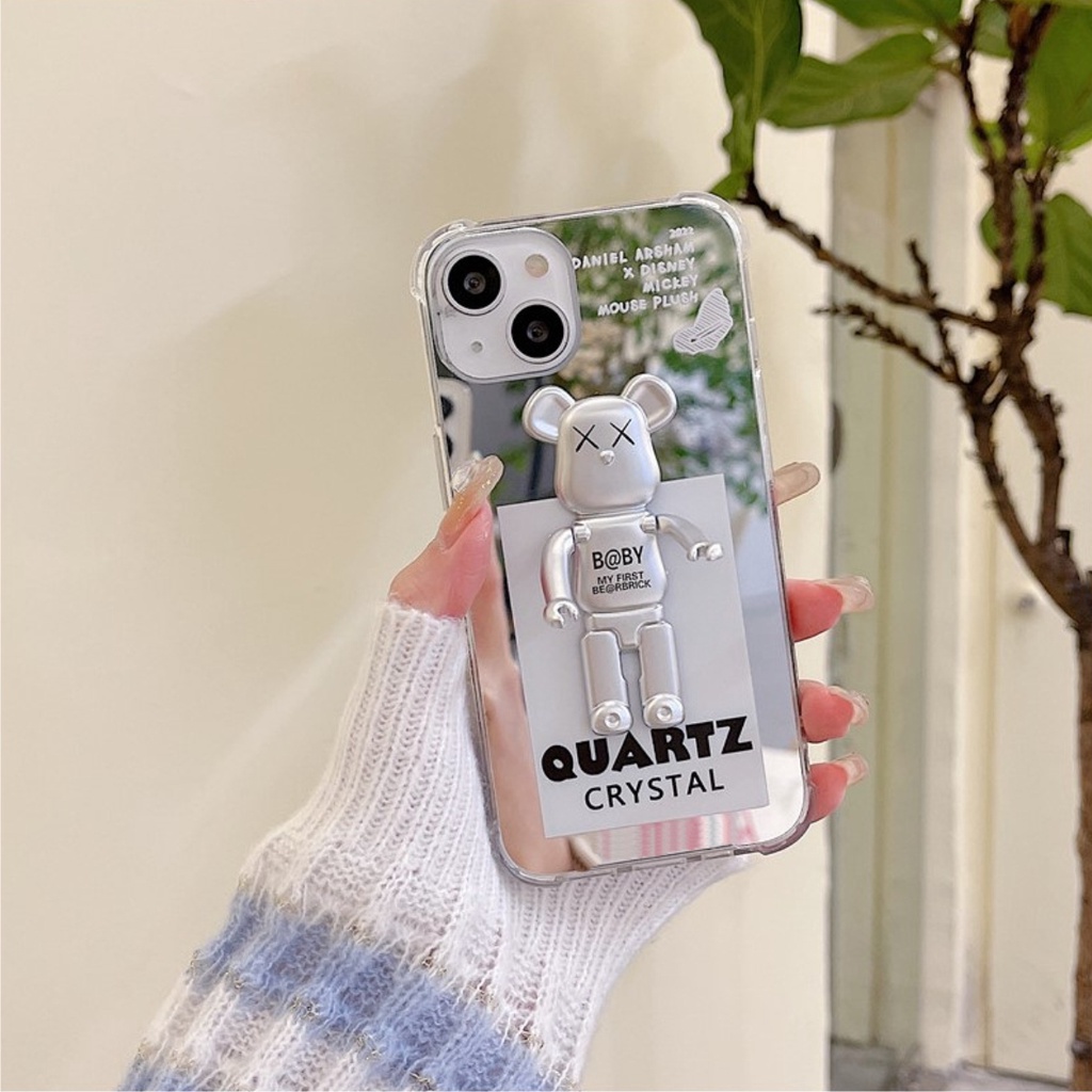 Ốp Lưng Gương Chống Sốc Quartz Crystal  - AB128
