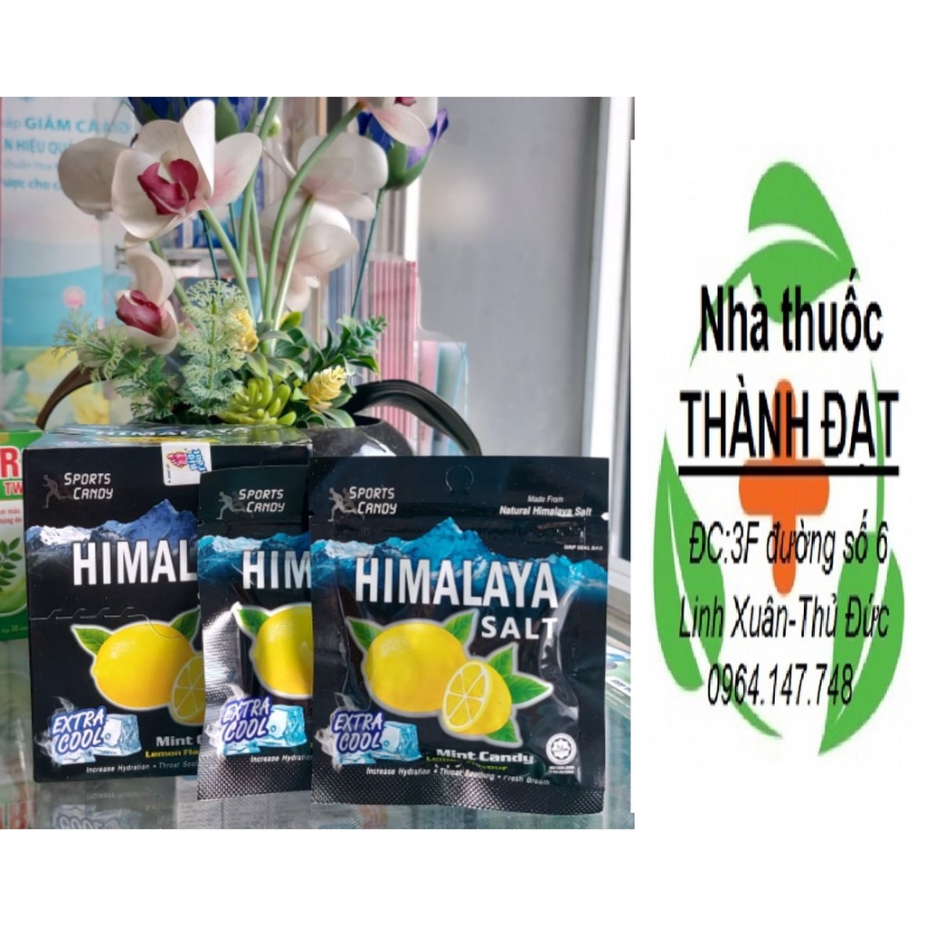 kẹo muối HIMALAYA bạc hà vị chanh / kẹo himalaya salt mint candy lemon flavour