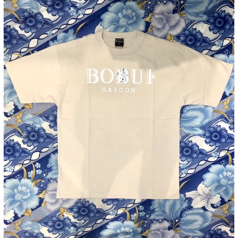 Áo Tay Ngắn BOBUI ANGEL B BOBUI LOGO TEE/ BONE WHITE