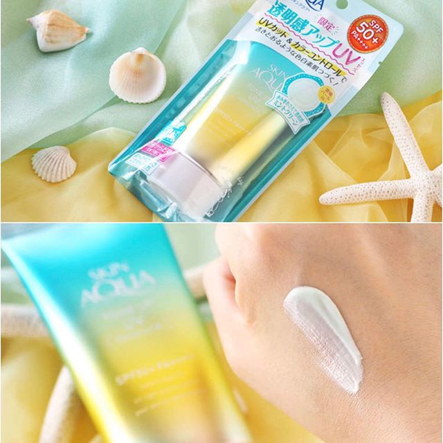 Kem chống nắng Skin Aqua Tone Up nội địa Nhật 80g