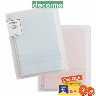 Sổ còng gáy nhựa B5 - A4 ruột Caro 40 tờ KLONG