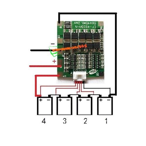 S2KP61 Mới, Mạch Sạc Và Bảo Vệ Pin 14.8V 4S 30A - S2KP61