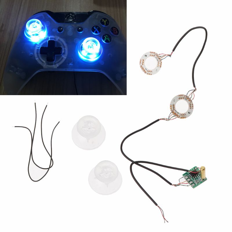 Bảng Điều Khiển Đèn LED + Nắp Nút Bấm Ngón Cái Cho XB One