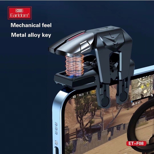 🛑CHÍNH HÃNG EARLDOM🛑 Tay Cầm Chơi Game Tản Nhiệt Điện Thoại & Phụ Kiện Nút Bắn PUBG Chơi Liên Quân PUG MOBA LOL