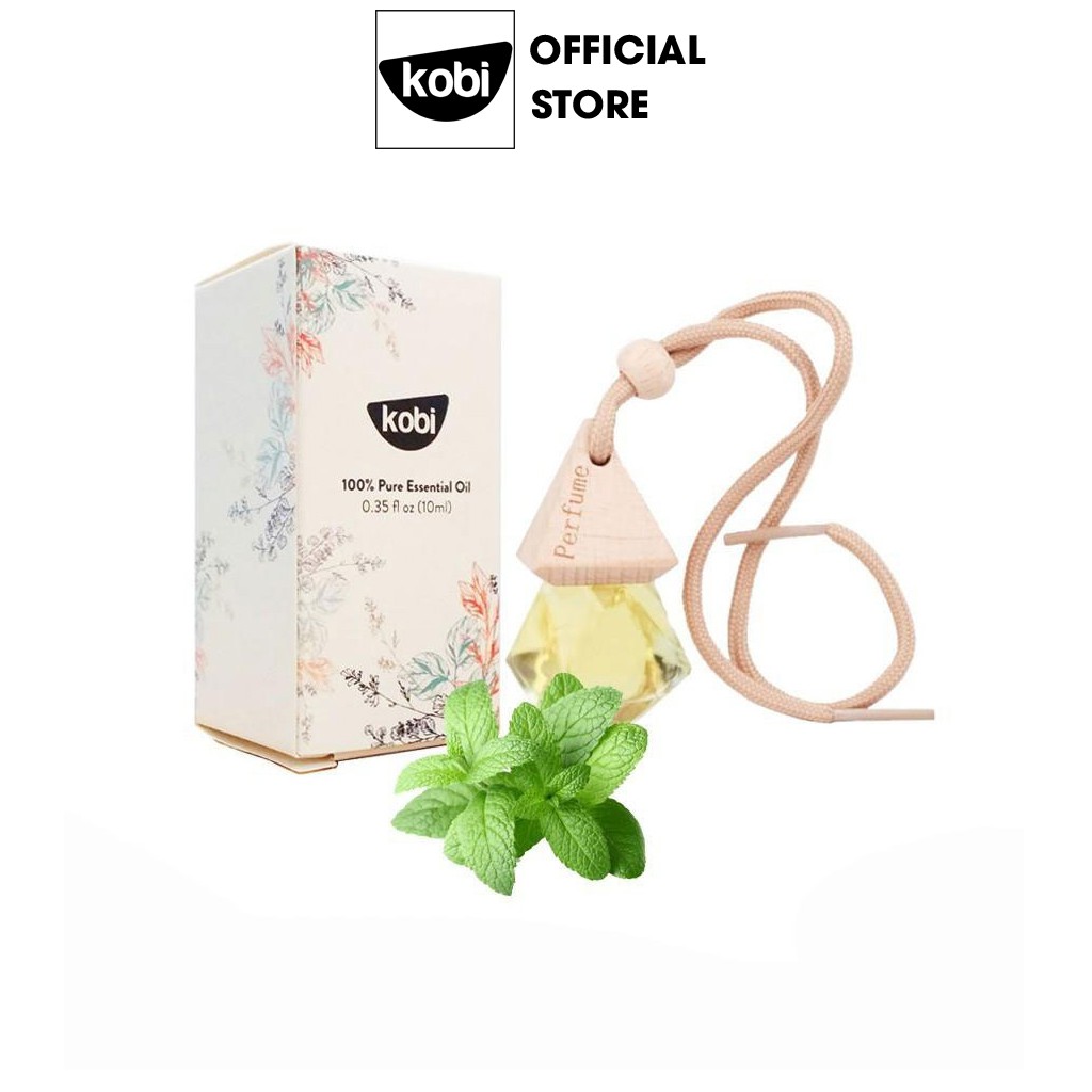 Tinh dầu xe hơi hương Bạc Hà Kobi nguyên chất - 8ml/chai