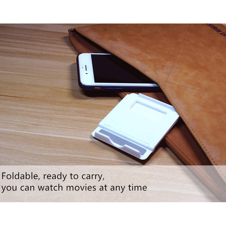 Desktop lazy mobile phone folding desktop stand thích hợp cho điện thoại di động / tablet stand