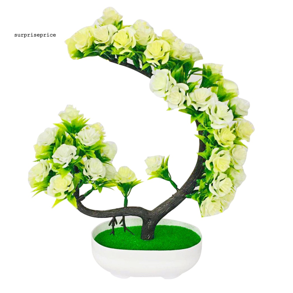 Chậu Cây Bonsai Giả Trang Trí Bàn Tiệc Tùng / Sân Vườn