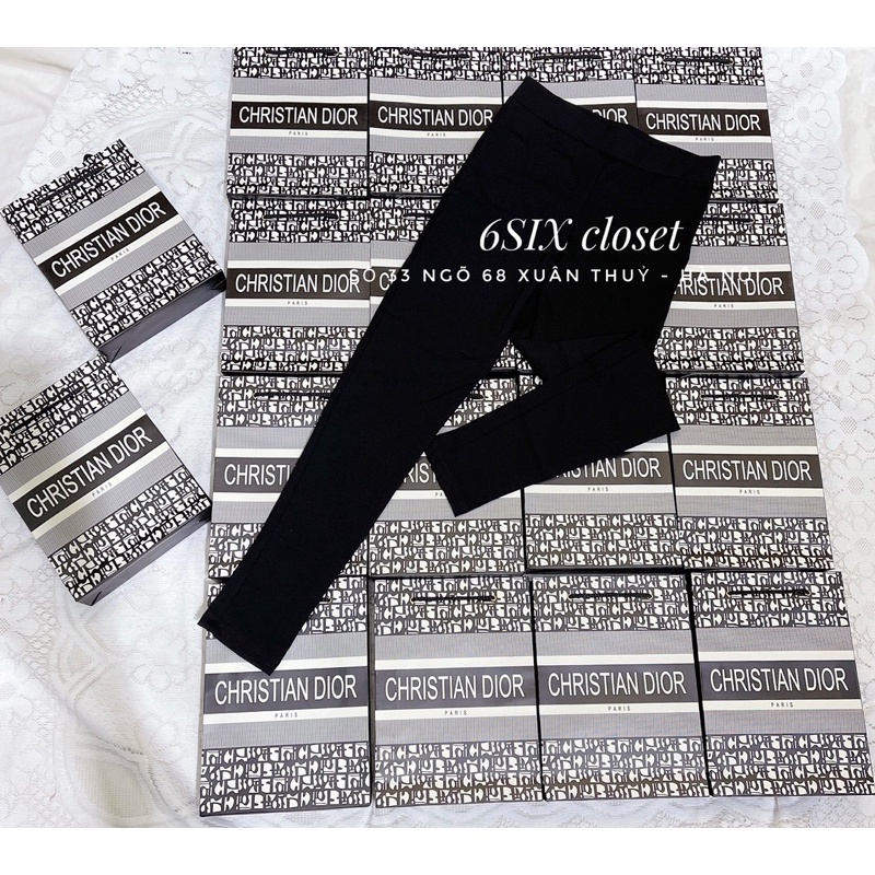 Quần legging nữ co dãn 4 chiều tặng túi giấy