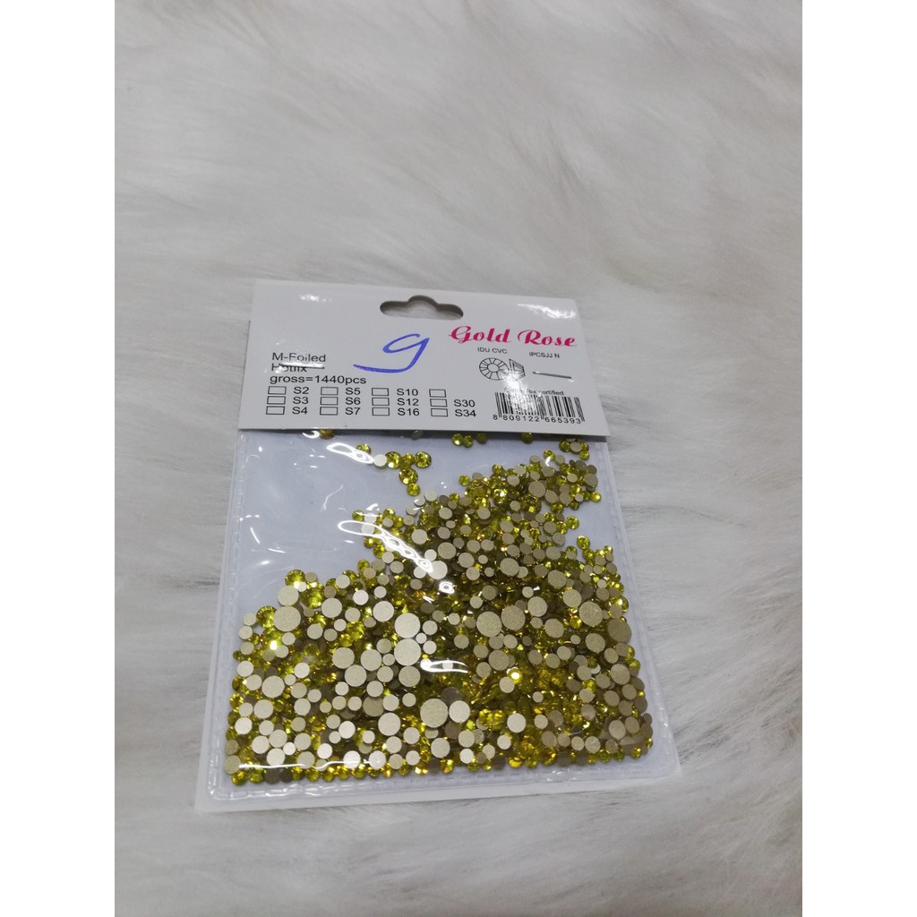 đá bị siêu sáng trang trí nail 1440pcs